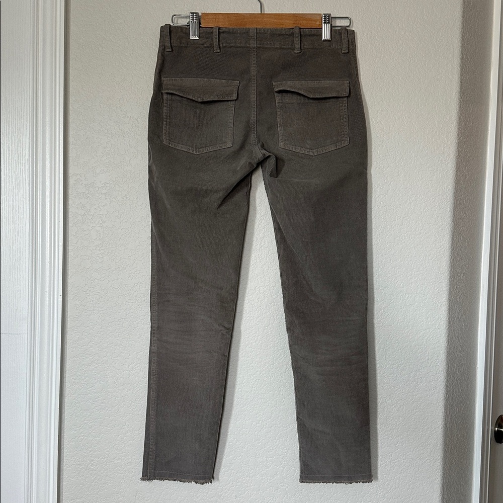 Nili Lotan Jenna Gray Corduroy Pant - Picture 3 of 5